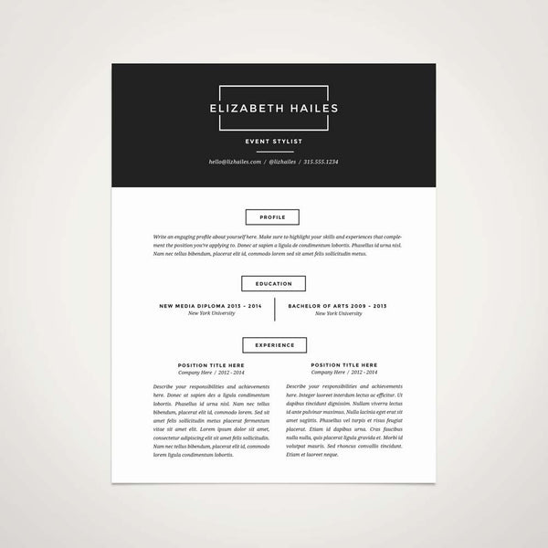 Creative Resume Template