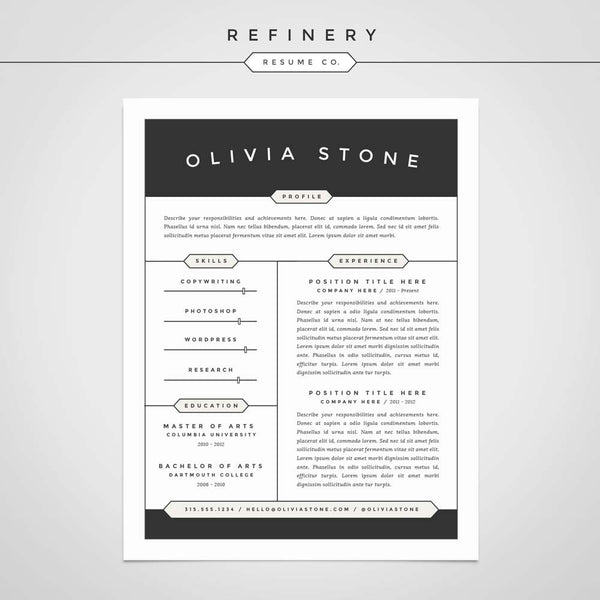 Hipster Resume Template
